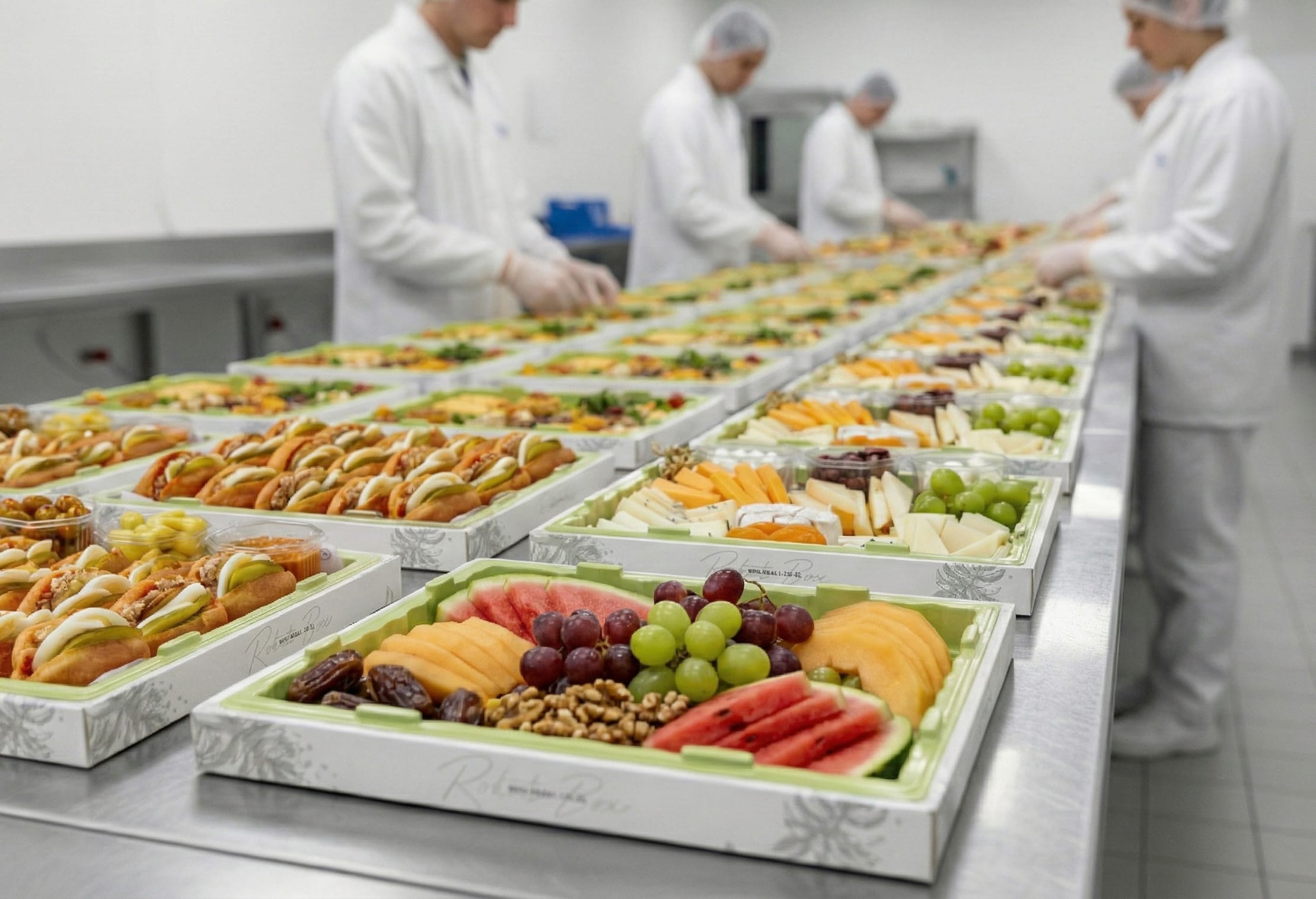 roket-operational-challenge-product-design Roket modular catering trays in full-scale production at a commercial food preparation facility
